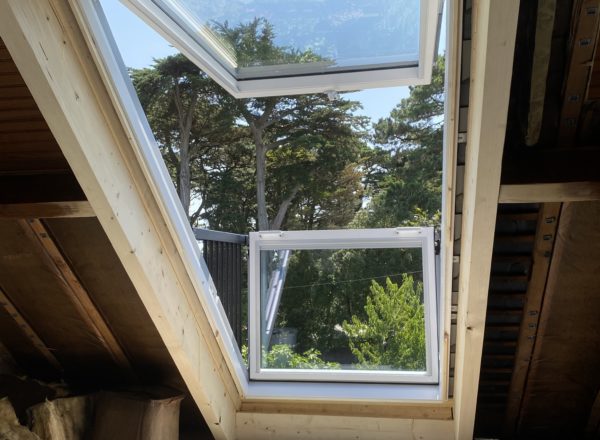 Verrière balcon VELUX CABRIO