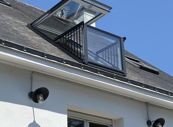 Verrière balcon VELUX CABRIO